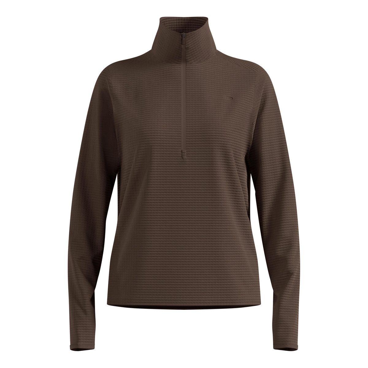 Odlo Essential Thermal Midlayer 1/2 Zip Running shirt Women - brown