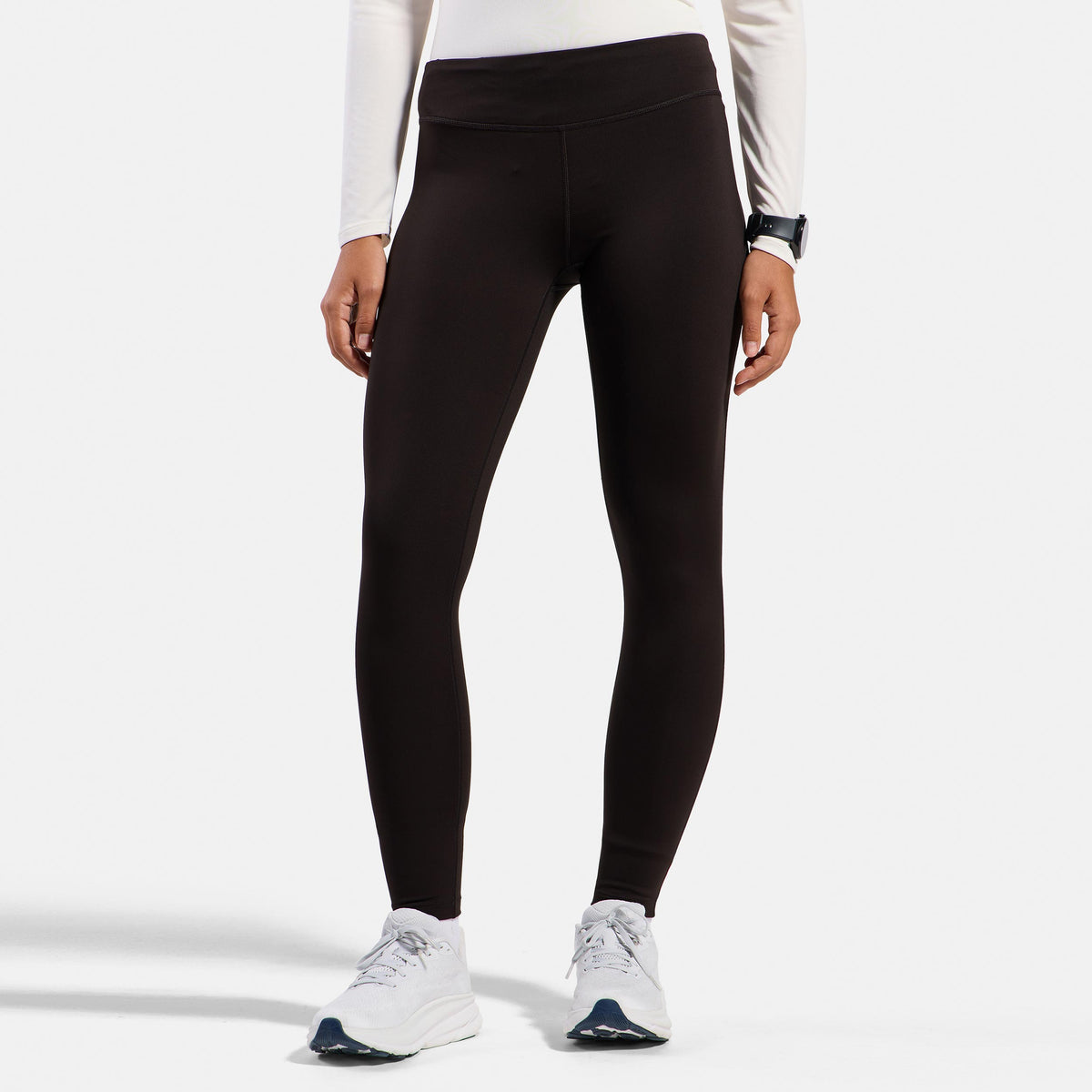 Odlo Essential Warm  Running tights Women - brown