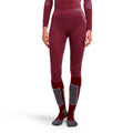 Warm Long  Tight Damen - mauve