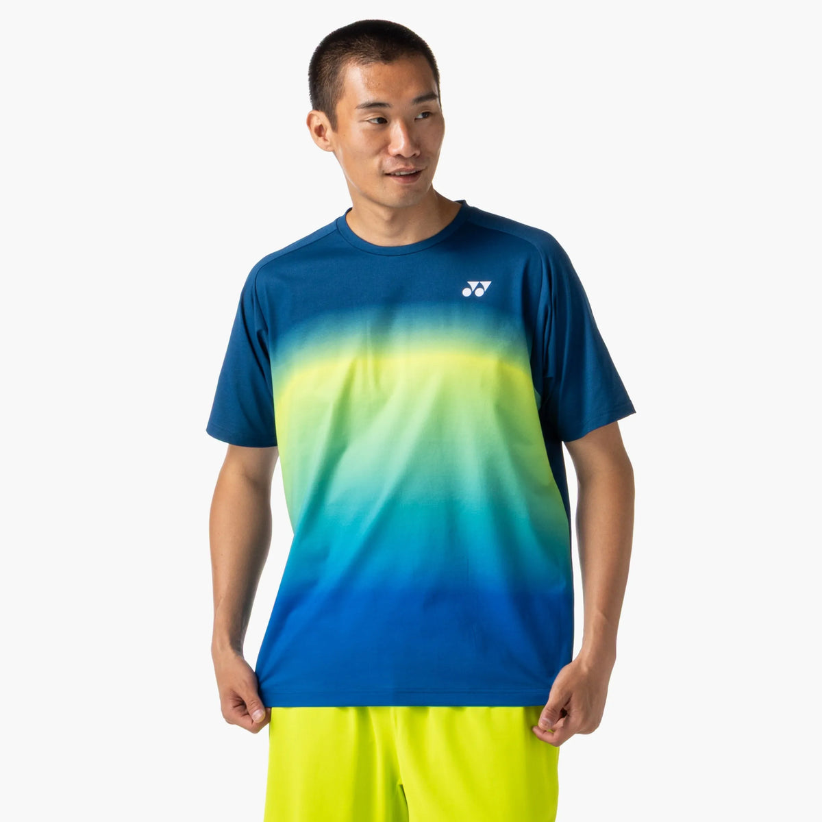 Yonex T-Shirt Men - dark blue, multicoloured