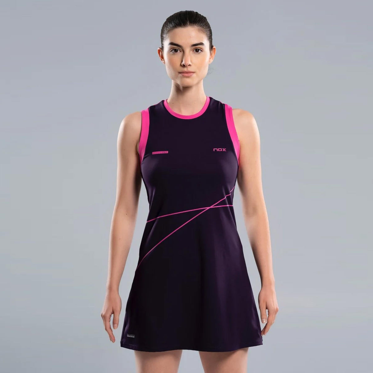 NOX Kleid Damen-schwarz,pink
