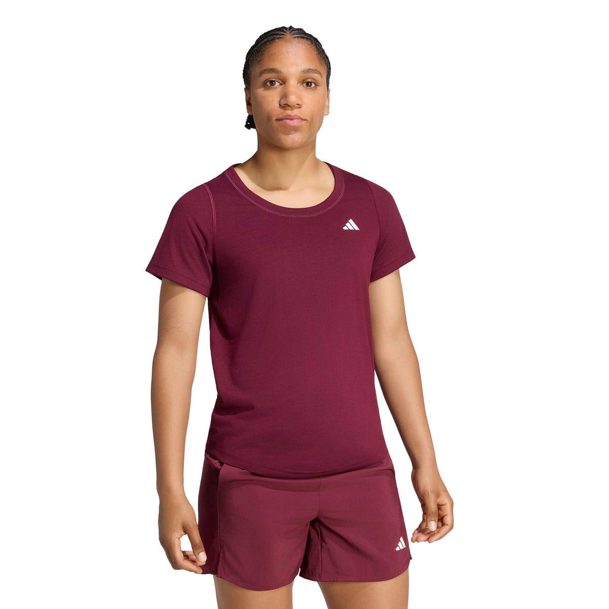 adidas We Min SCP T-Shirt Women - wine red