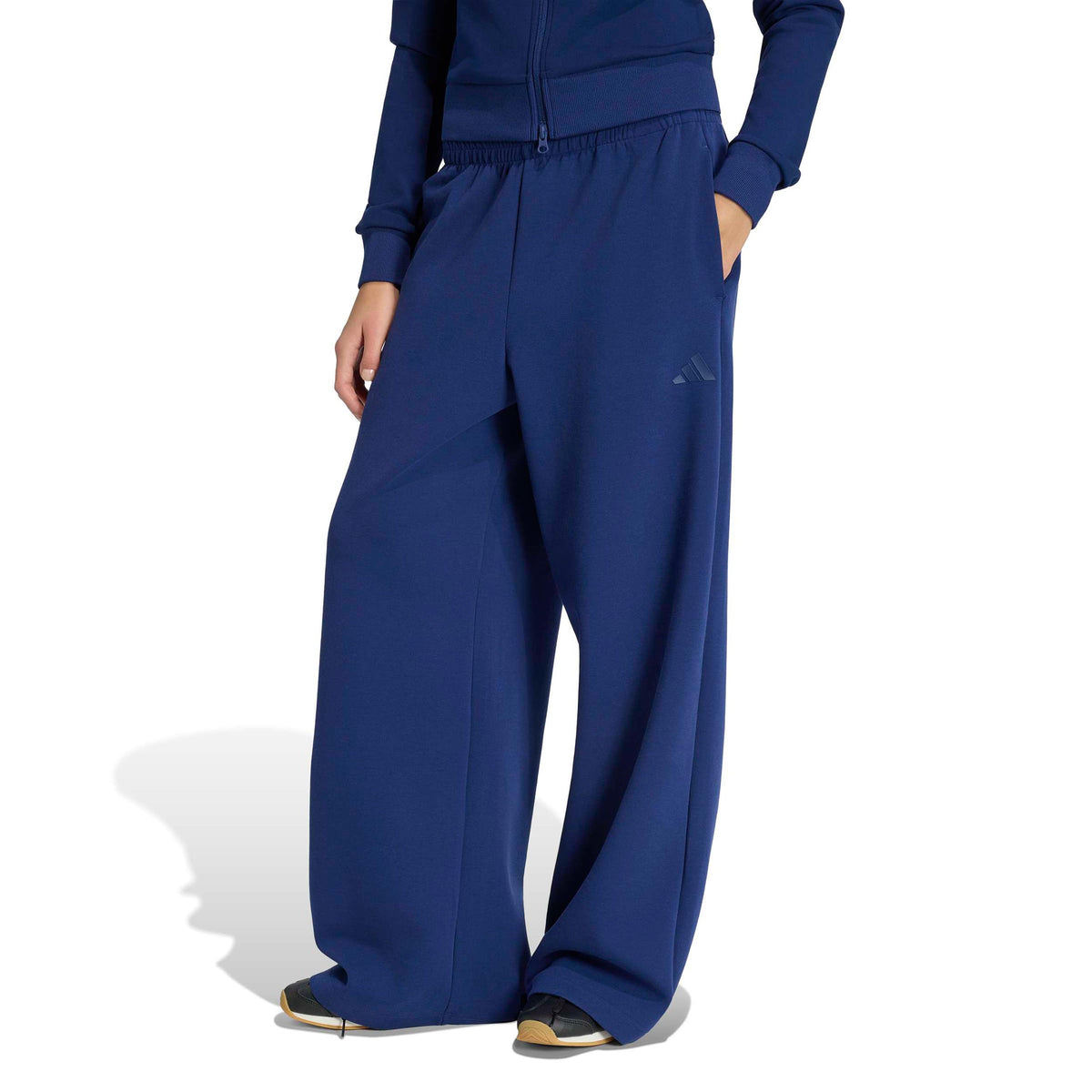 adidas Soft Lux Straight Trainingshose Damen - dunkelblau