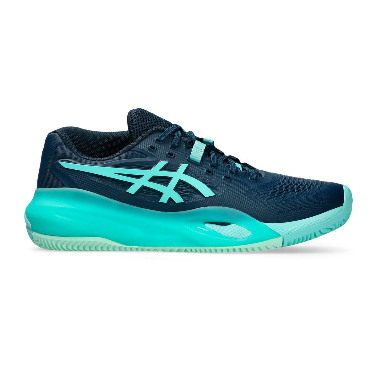 ASICS Gel-Resolution X Sandplatzschuh Herren - dunkelblau, mint