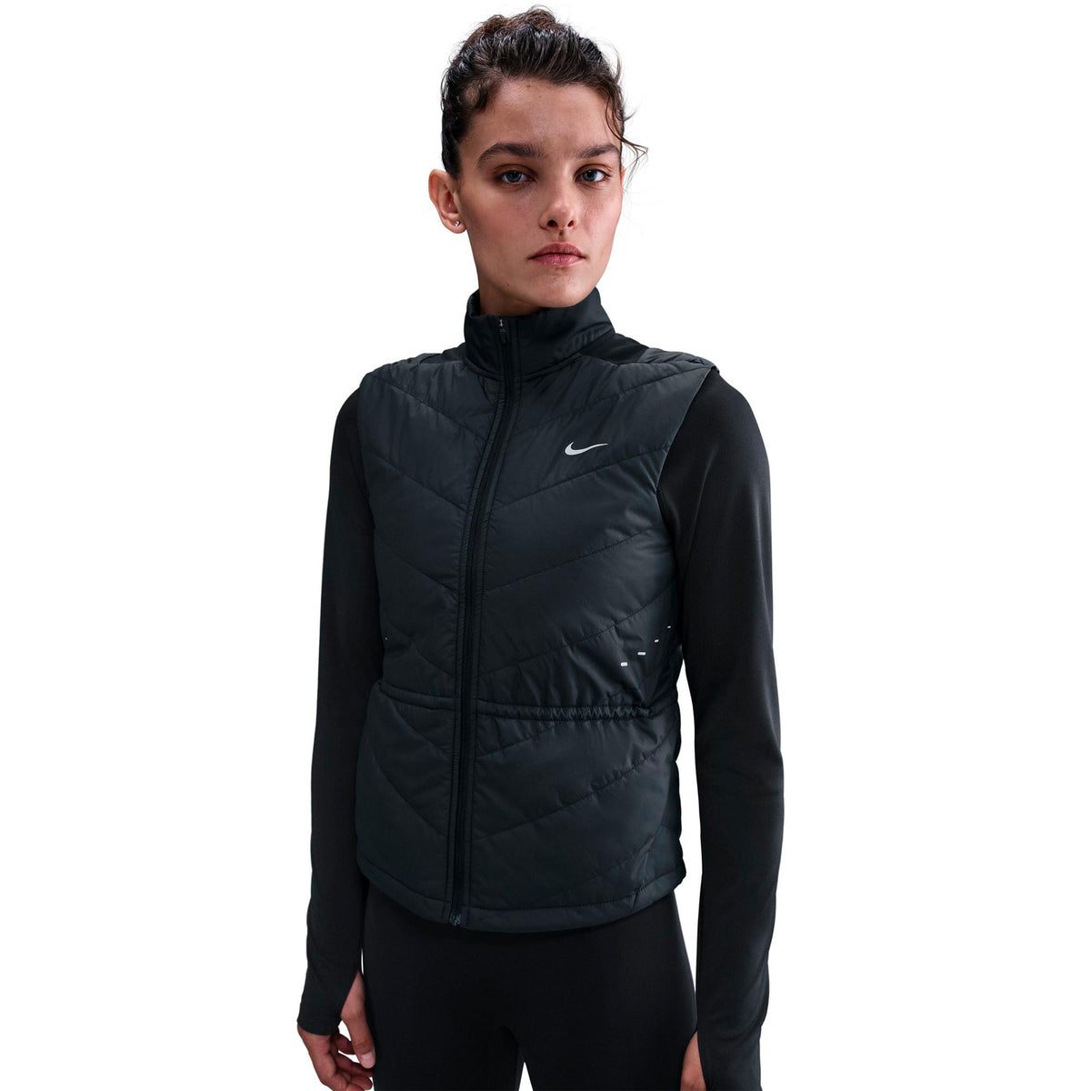 Nike Swift Therma-Fit  Running vests Women - black, silver