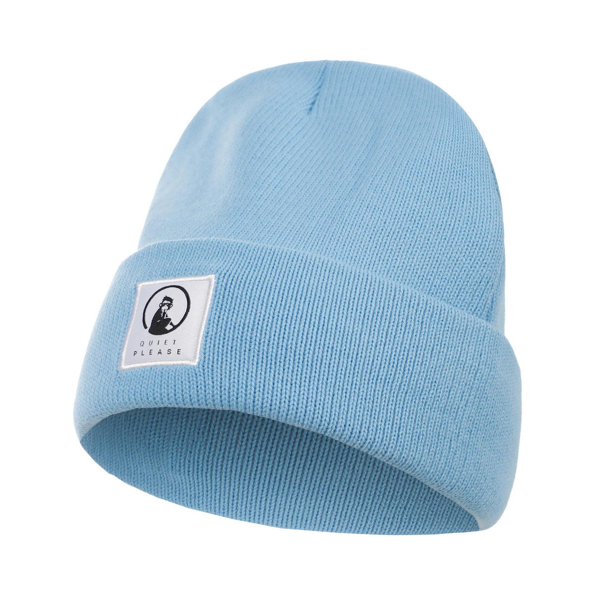 Quiet Please Get Warm Mütze Unisex-hellblau