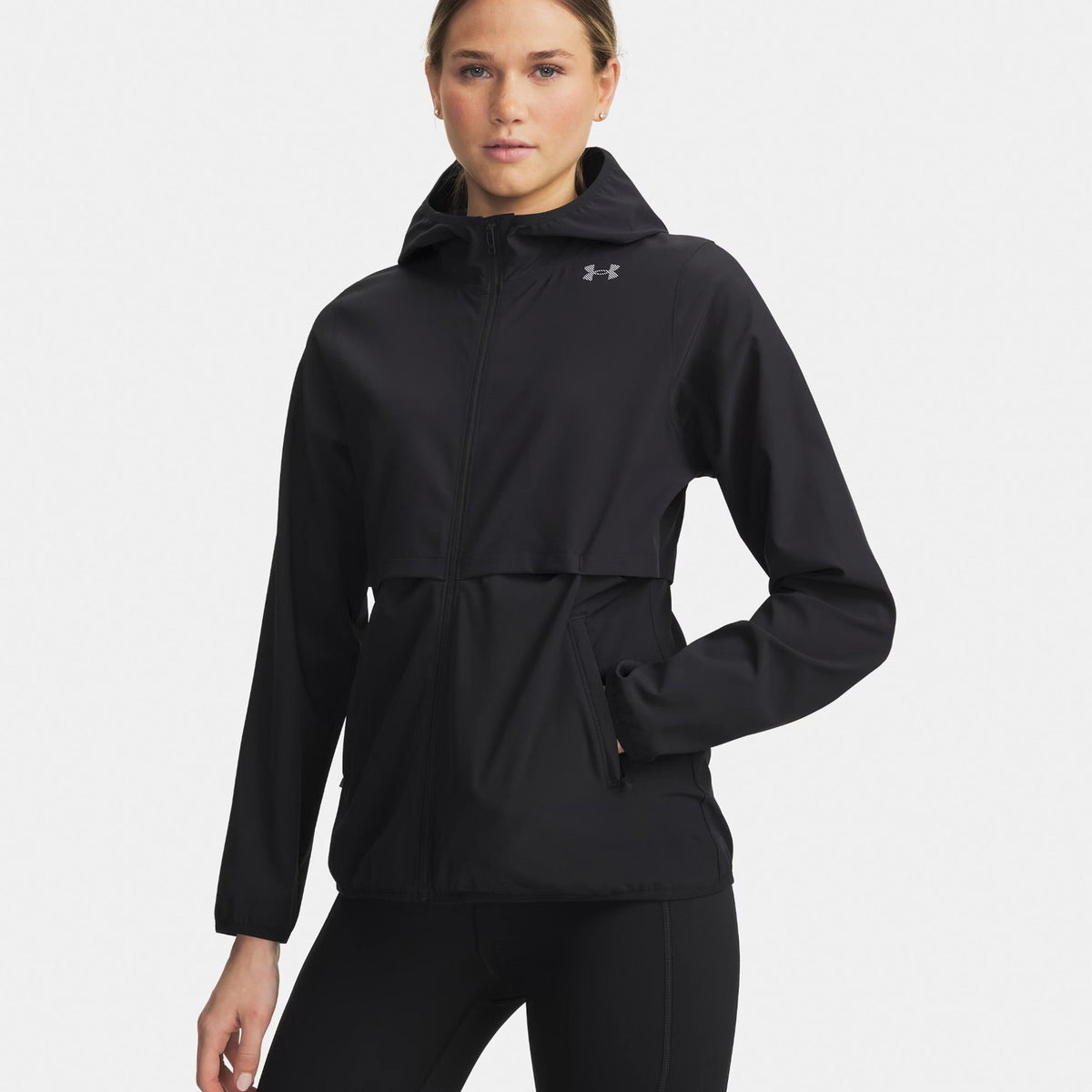 Under Armour Velociti Storm  Running jacket Women - black, silver