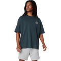 Runner Message Graphic Relaxed  Running shirt Men - blue grey