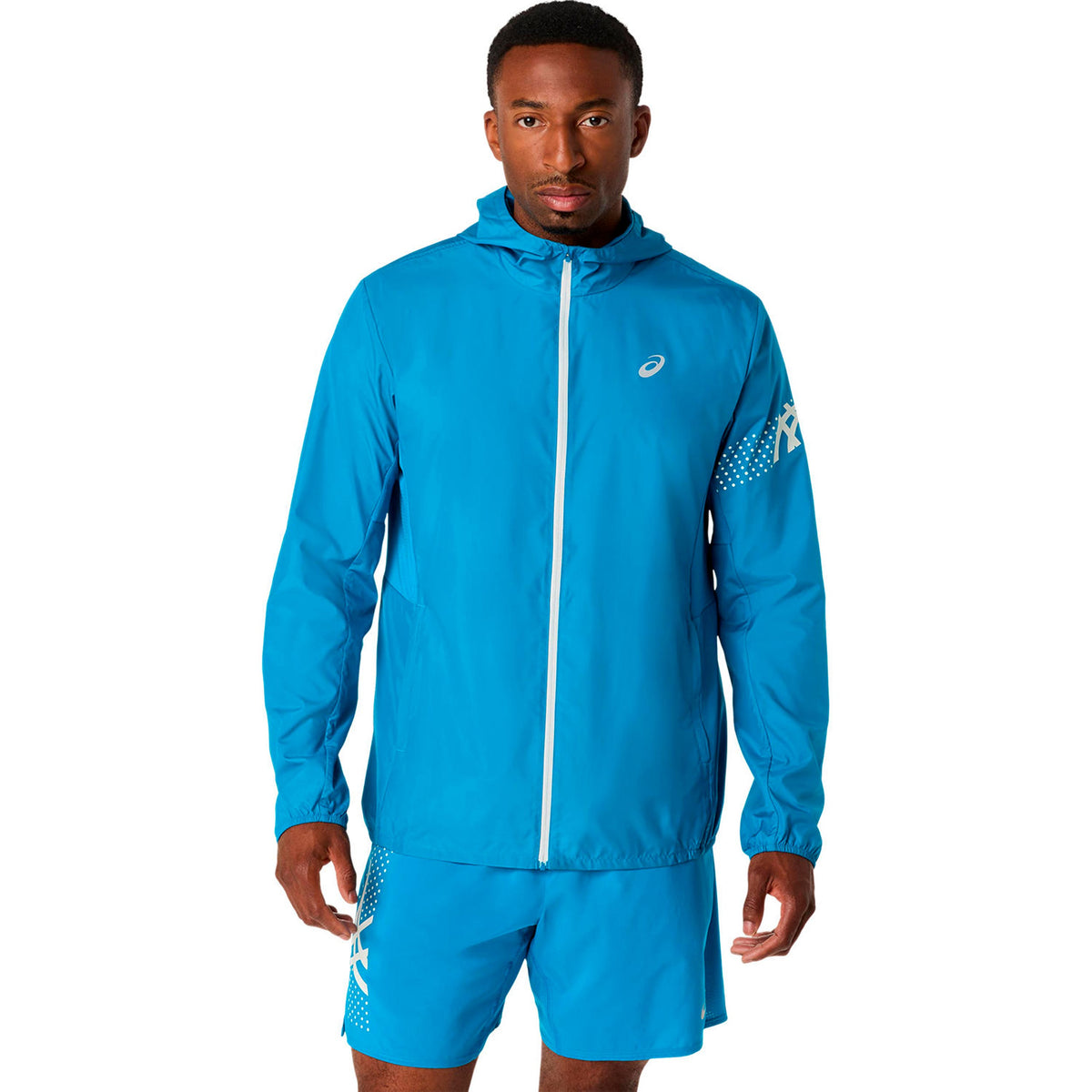ASICS Icon  Running jacket Men - blue, beige