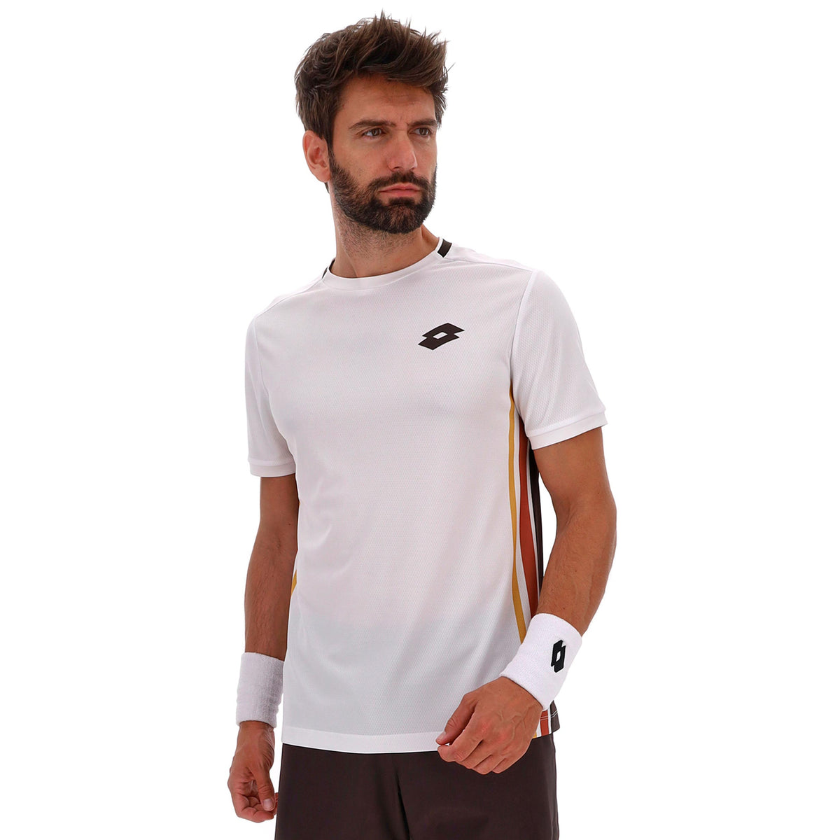 Lotto Tech VI T-Shirt Herren - weiß, braun