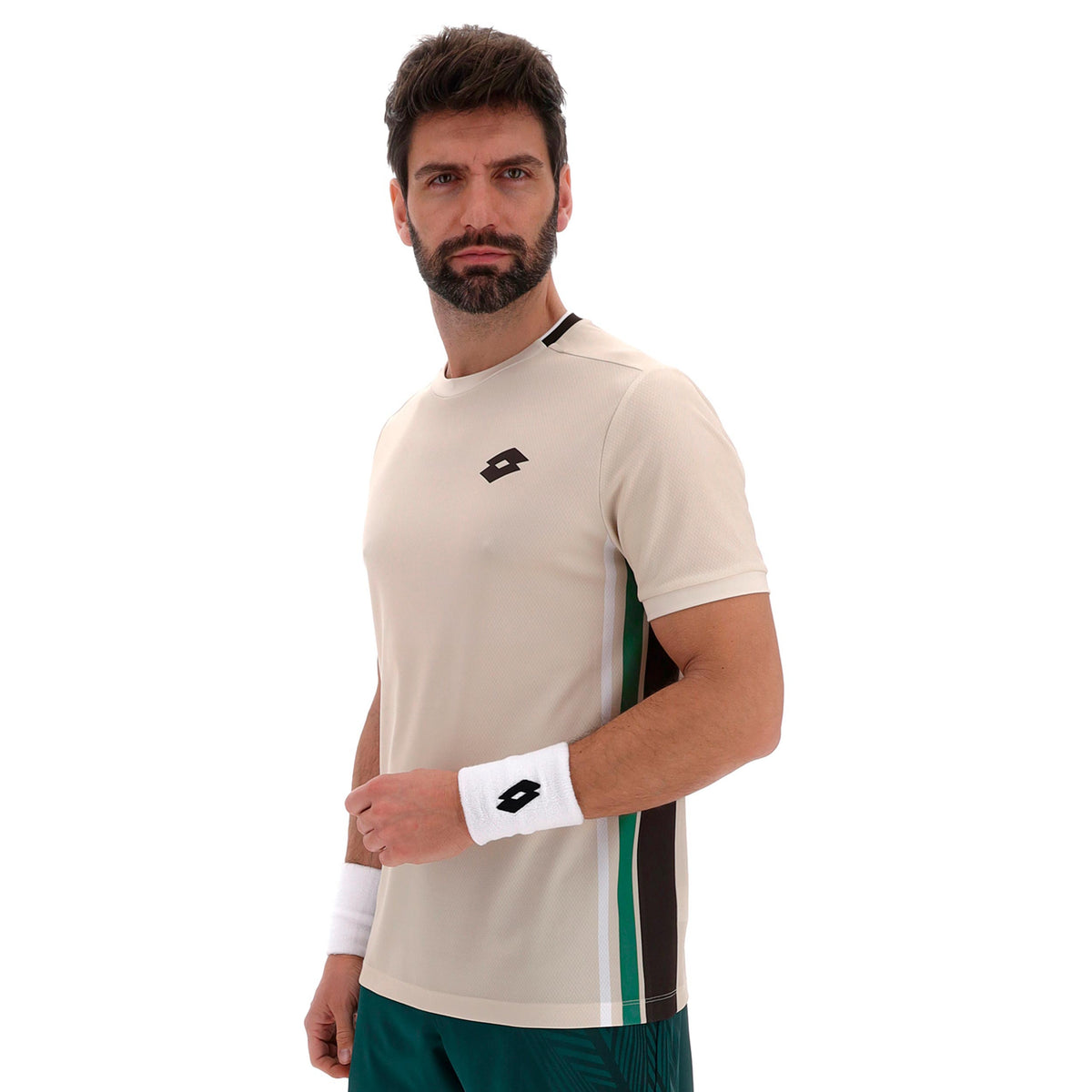 Lotto Tech VI T-Shirt Men - cream, petrol
