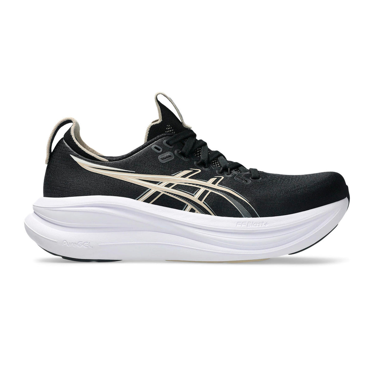 ASICS GEL-NIMBUS 28 Neutral running shoe Women - black, cream