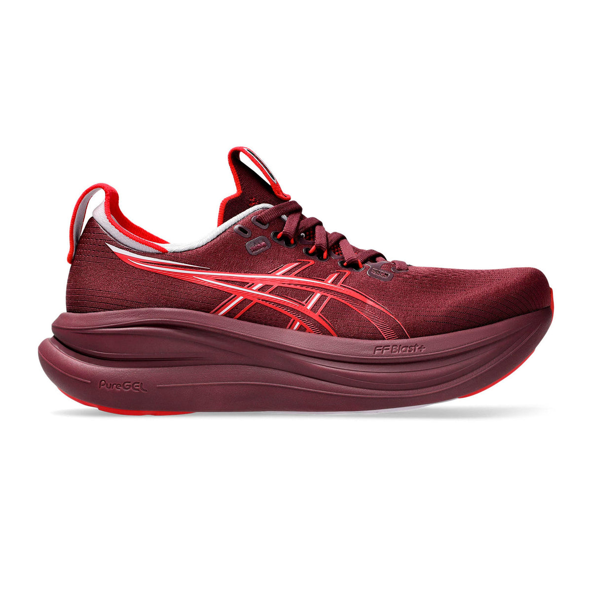 ASICS GEL-NIMBUS 28 Neutralschuh Damen - weinrot, rot
