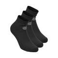 Crew Performance Tennis Socks 3 Pack Unisex - black