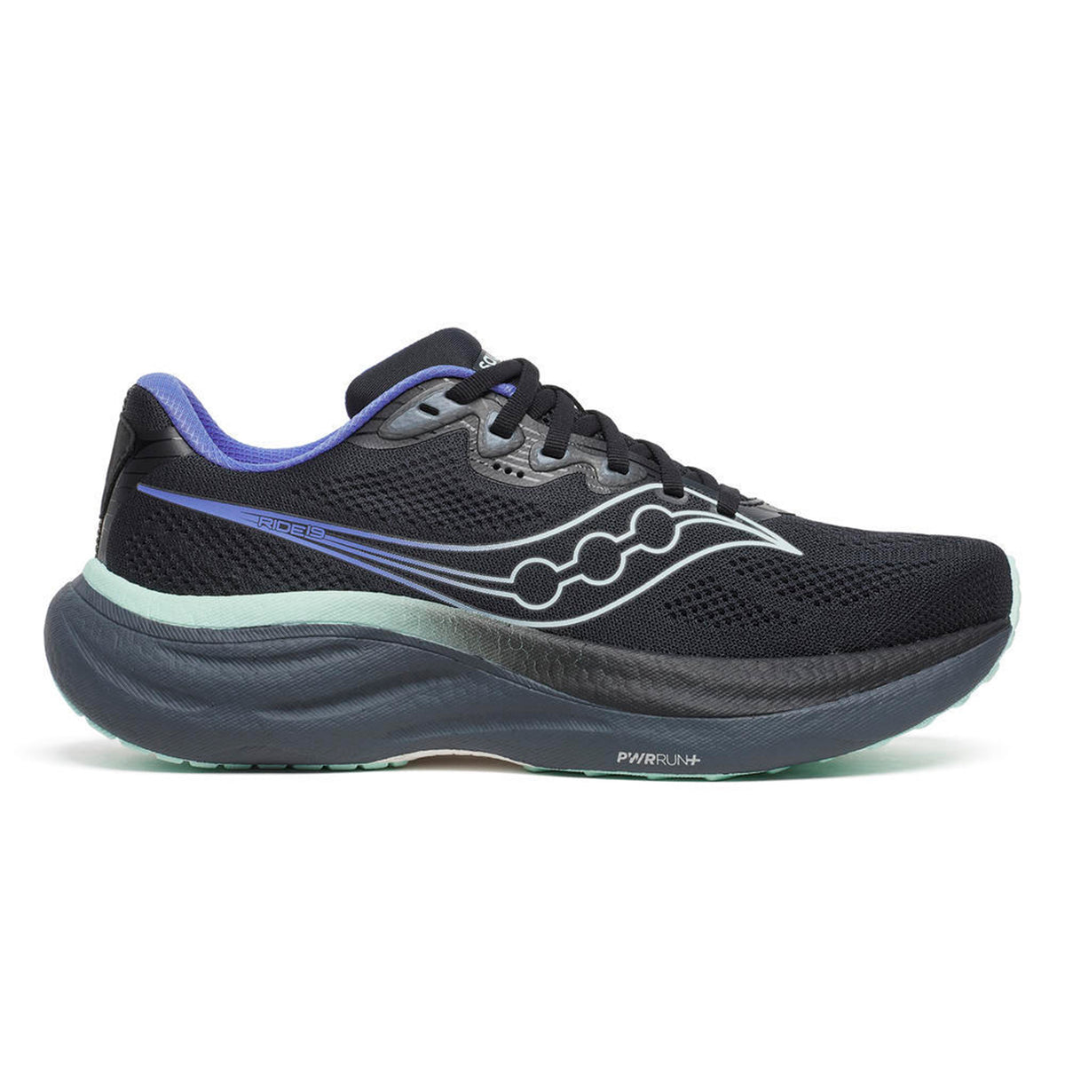 Saucony Ride 19 Neutralschuh Damen-schwarz, mint