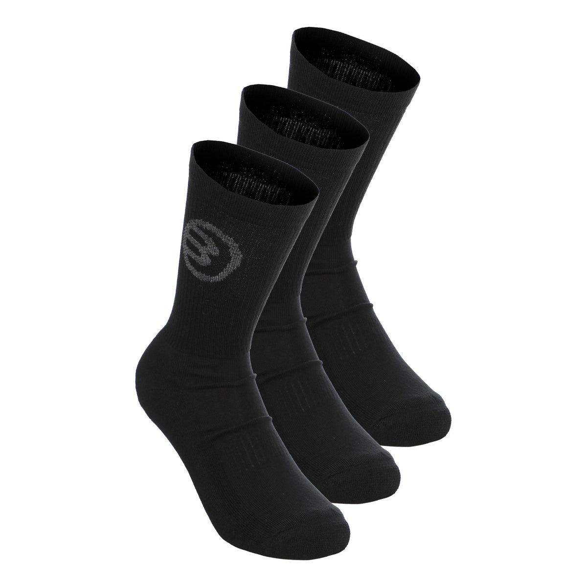 Bullpadel BP262 (PACK DE 3) Sports Socks Unisex - black
