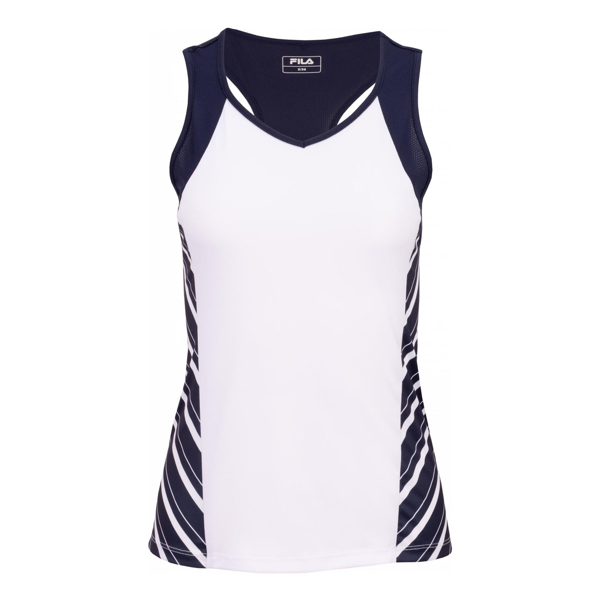 Fila Steffi Tank-Top Damen-weiß, dunkelblau