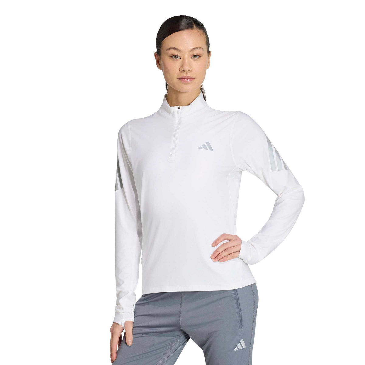 adidas Adi365 Running shirt Women - white, silver