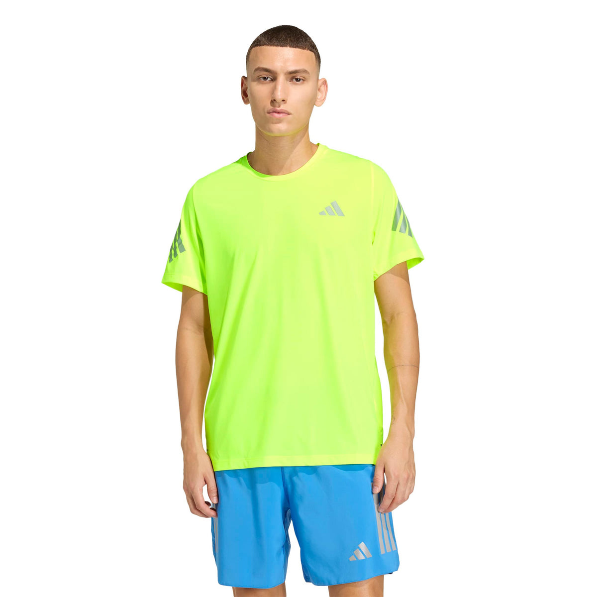 adidas Adi365 Running shirt Men - neon yellow
