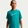 Dri-Fit Multi  T-Shirt Kids - petrol, white