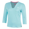 Crew 2.0 V-Neck Longsleeve Damen-türkis