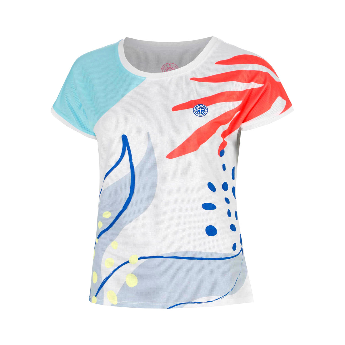 BIDI BADU Hey Laguna T-Shirt Girls-white, multicoloured