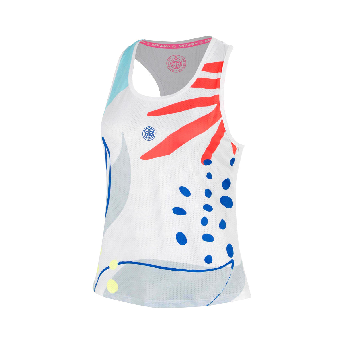 BIDI BADU Hey Laguna Racerback Tank Top Girls - white, multicoloured
