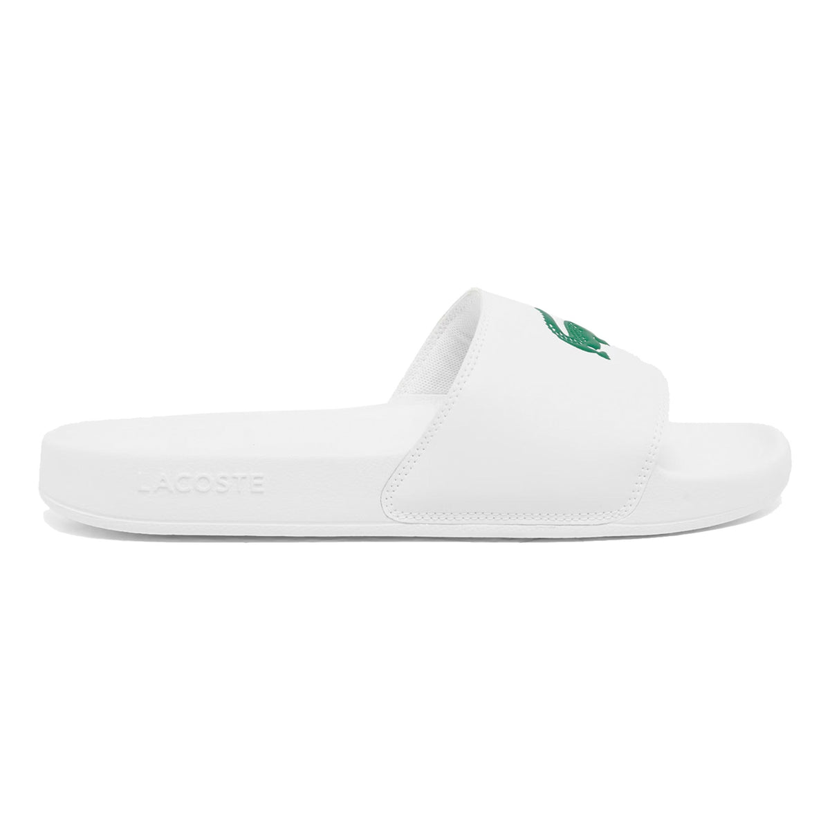 Lacoste Serve Slippers Men - white, green