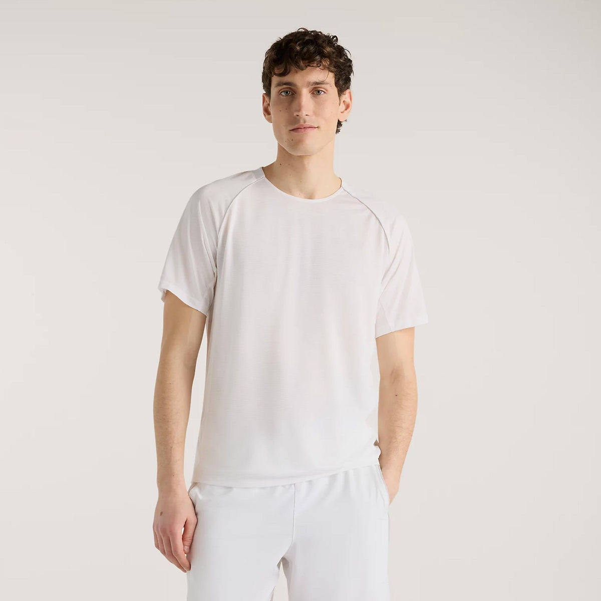 New Balance Tournament T-Shirt Men-white, grey