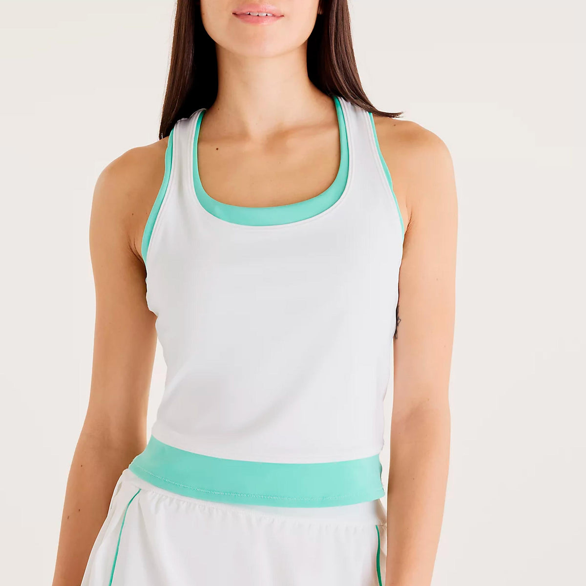 New Balance Tournament Novelty Tank top Women-white, green