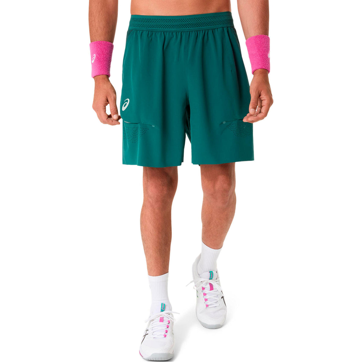 ASICS Match Laser Cut 7In  Shorts Men-petrol