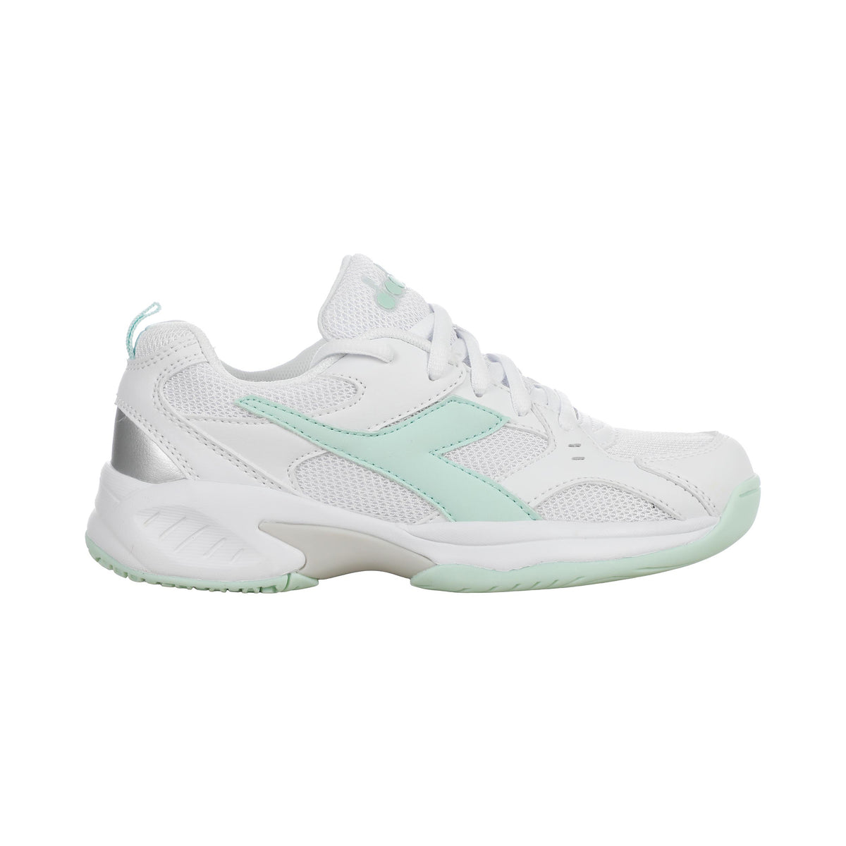 Diadora S. Challenge 6 Allcourtschuh Kinder - weiß, grün