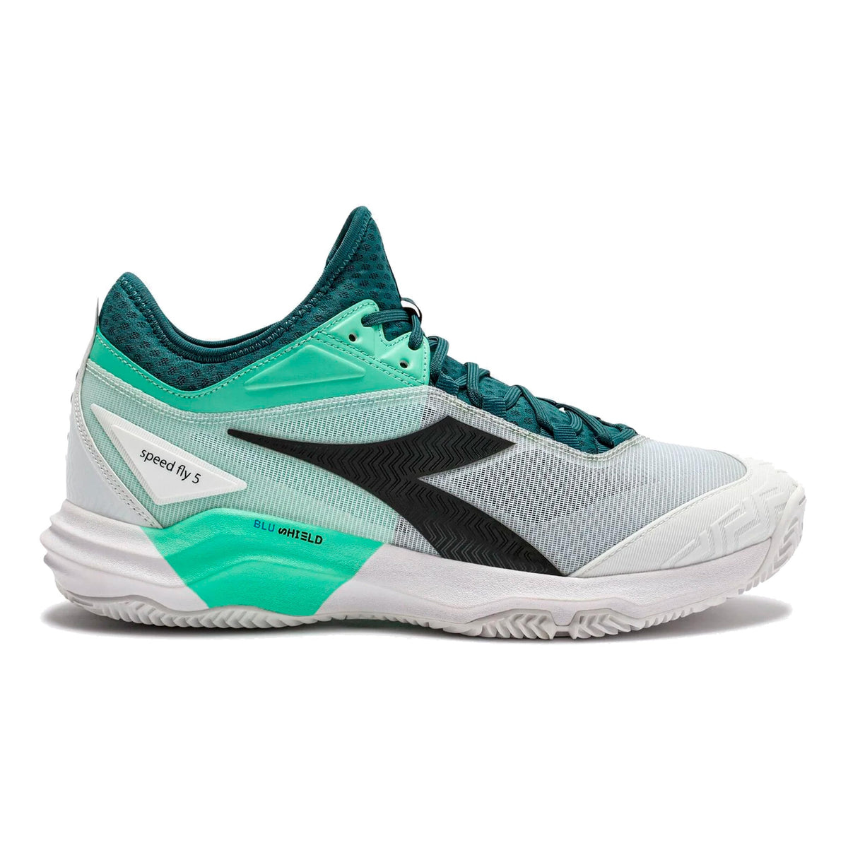 Diadora Speed Blushield Fly 5 Clay court shoe Men-petrol, black