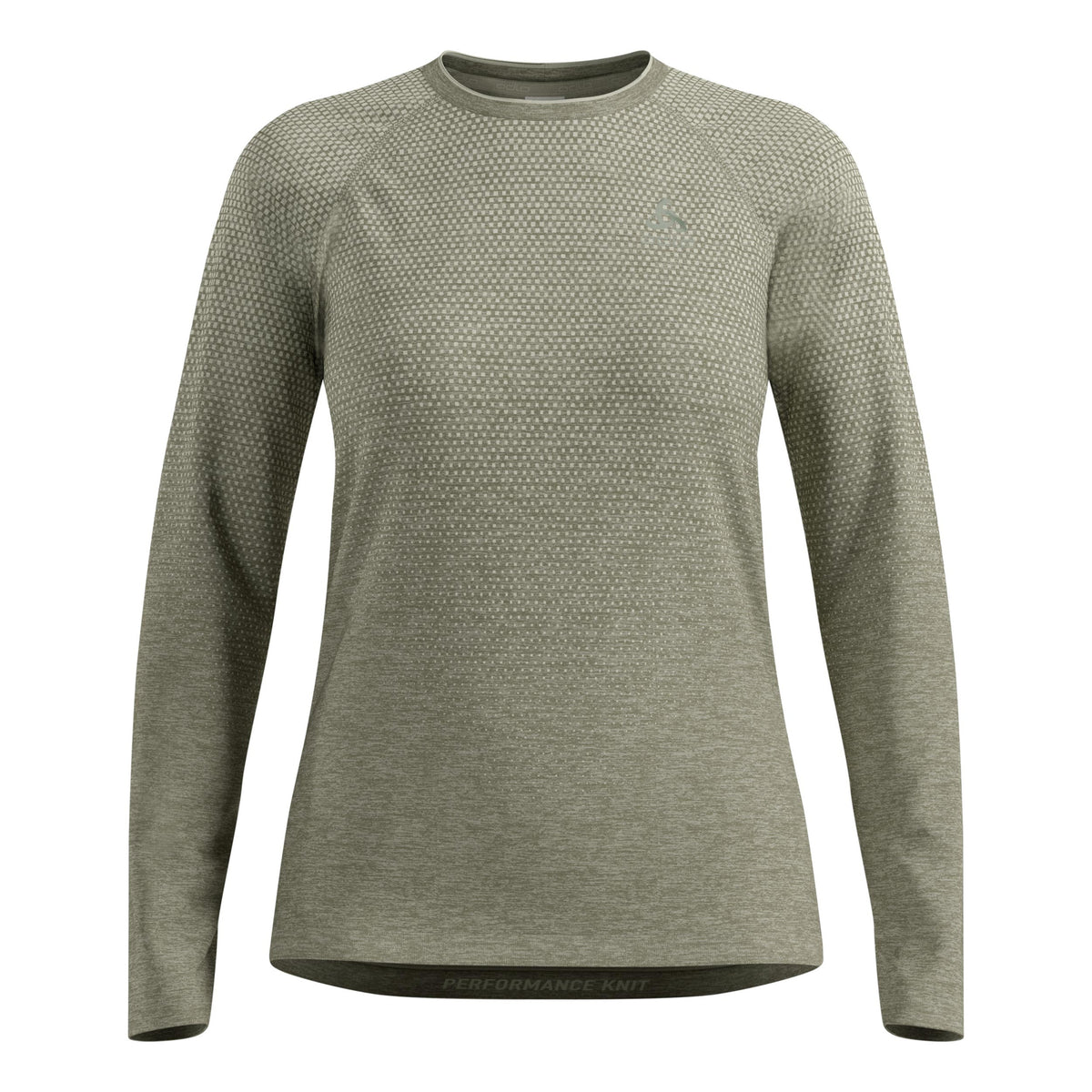 Odlo Essential Seamless  Laufshirt Damen - oliv