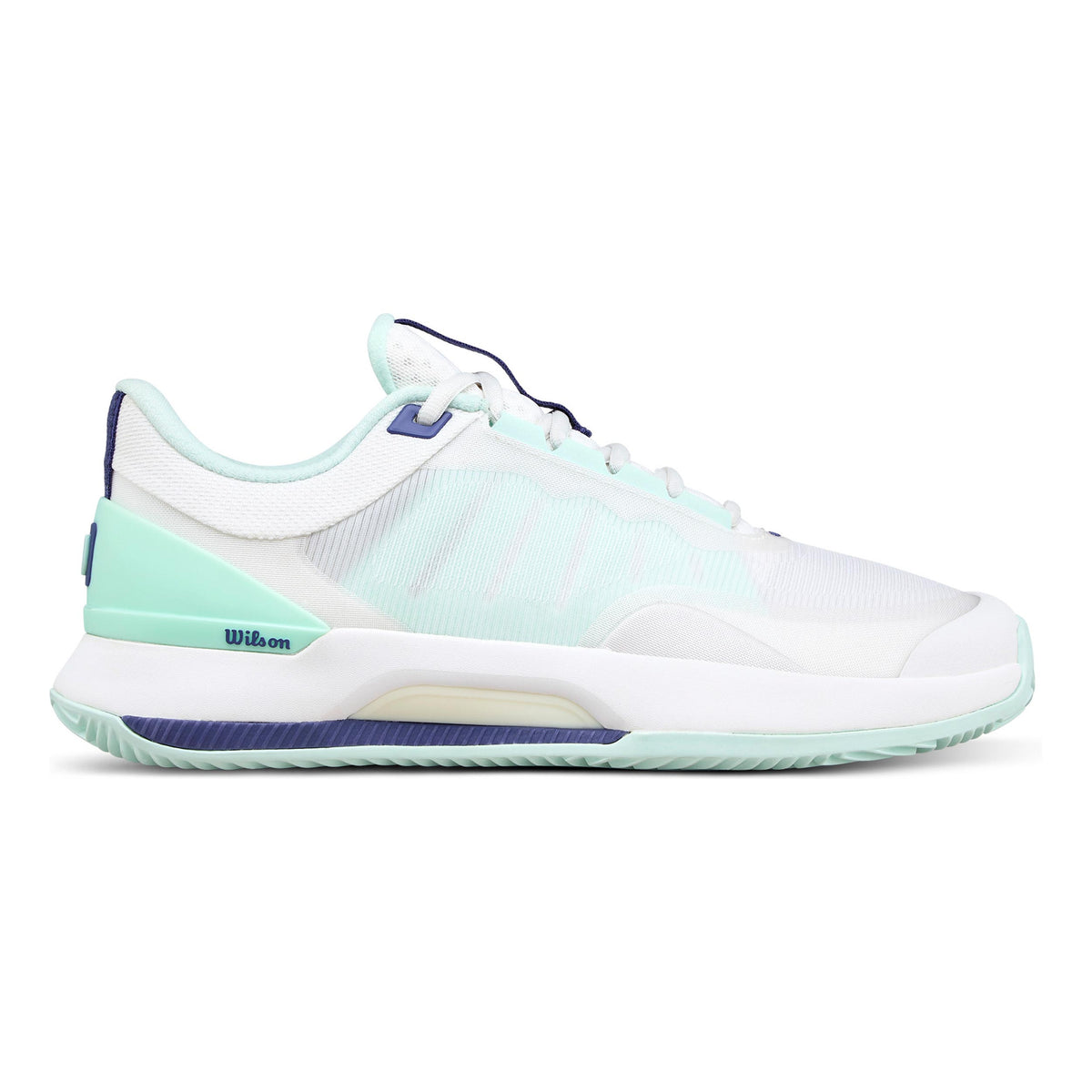 Wilson Intrigue Tour Clay court shoe Women-white, turquoise