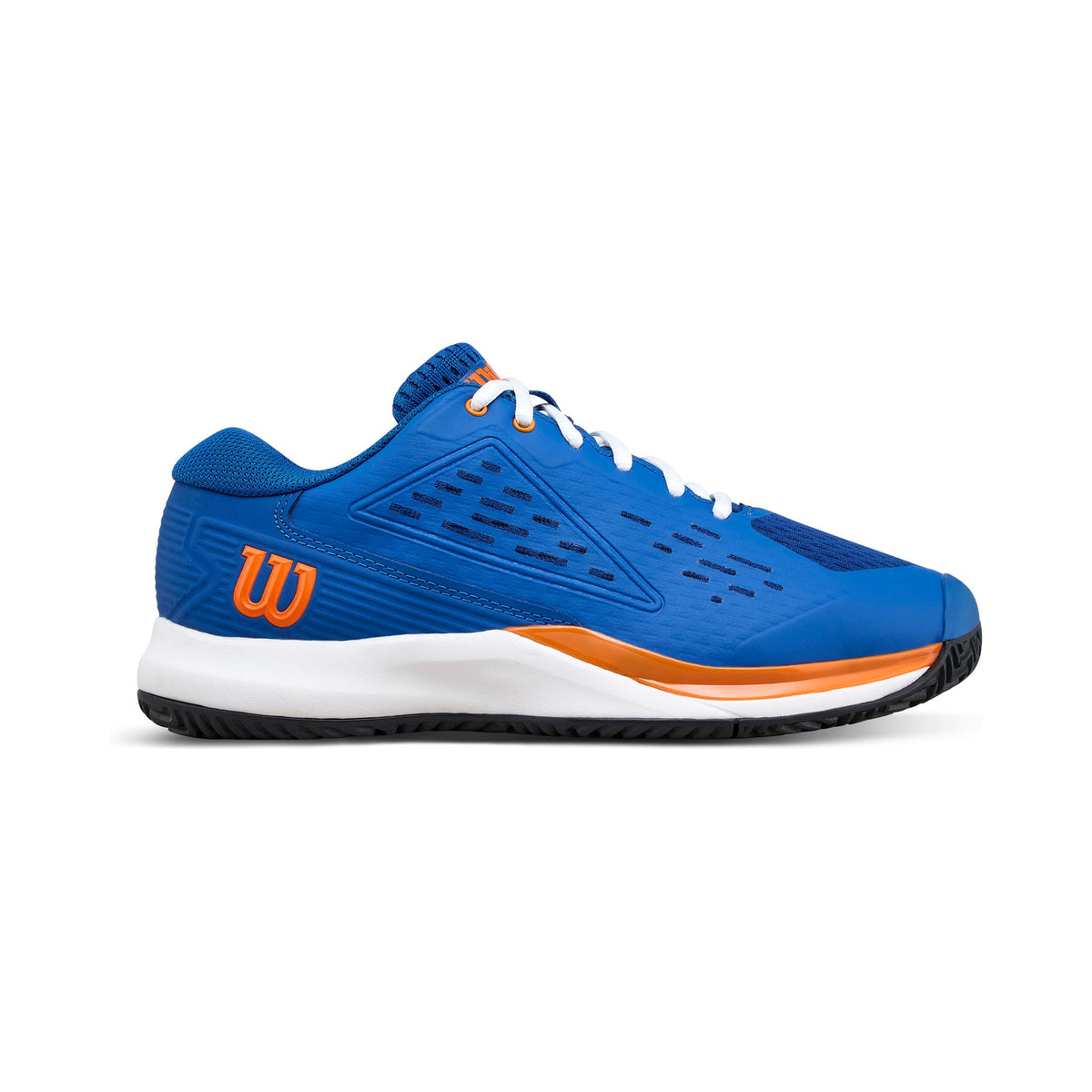 Wilson Rush Pro Ace Jr Allcourtschuh Kinder-blau, orange