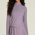 Baseline Half-Zip Long sleeve Women - lilac