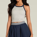 On The Daily Tank Top Women - dark blue, beige
