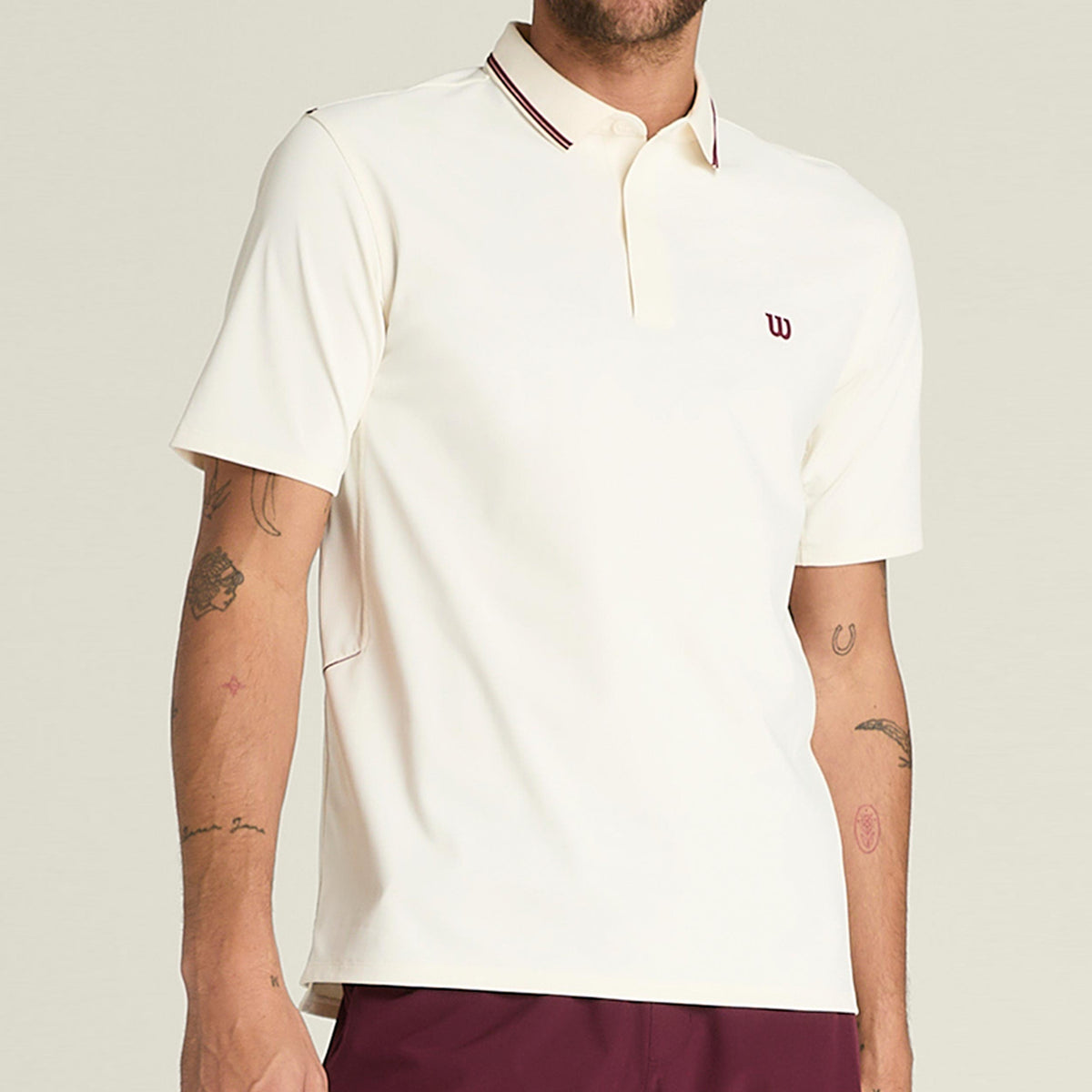 Wilson Challengers Technical Polo Herren-sand