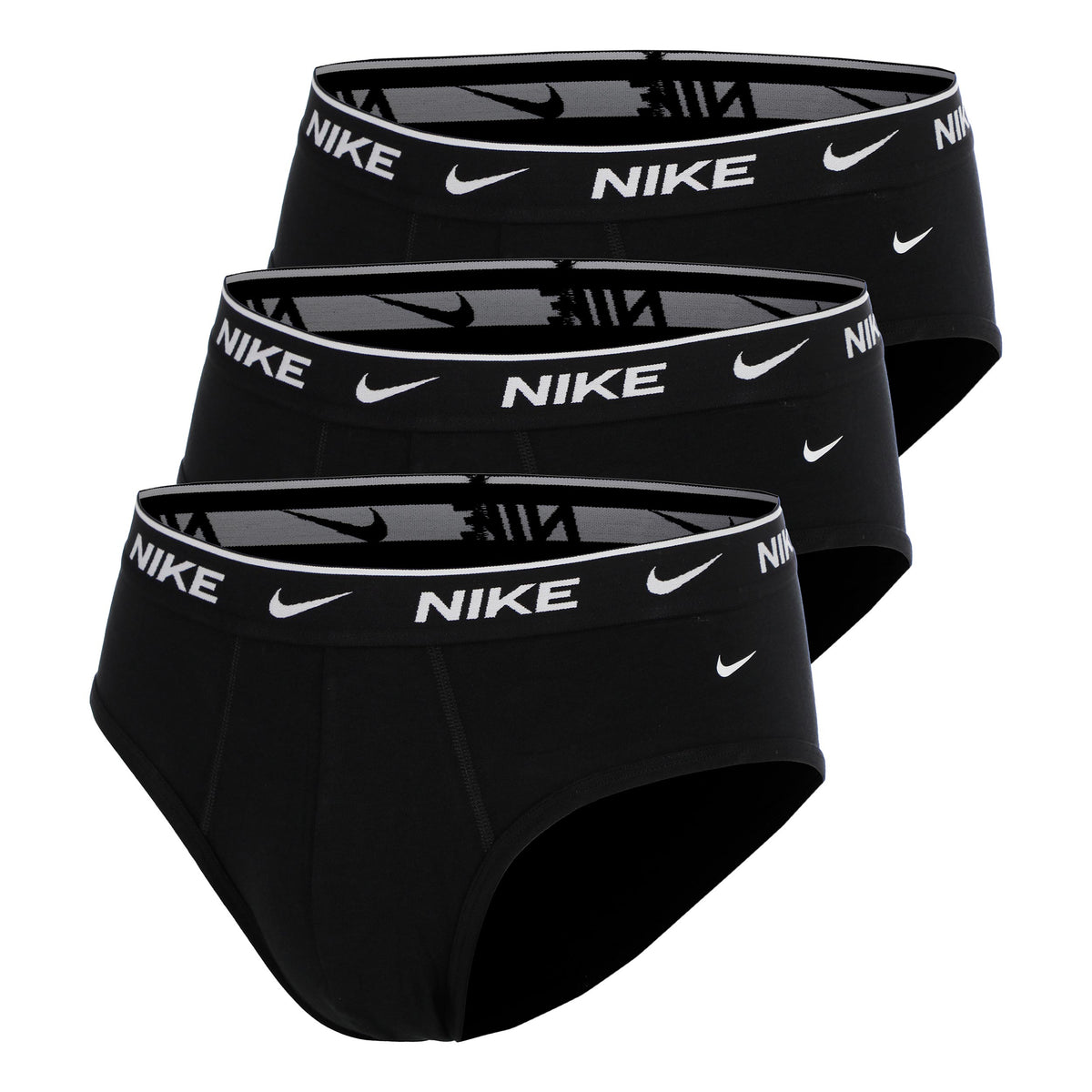 Nike Essential Cotton Stretch Slip 3 Pack Men - black, black