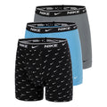 Essential Cotton Stretch Boxer shorts 3 Pack Men - black, grey