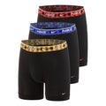 Essential Cotton Stretch Boxer shorts 3 Pack Men - black, multicoloured