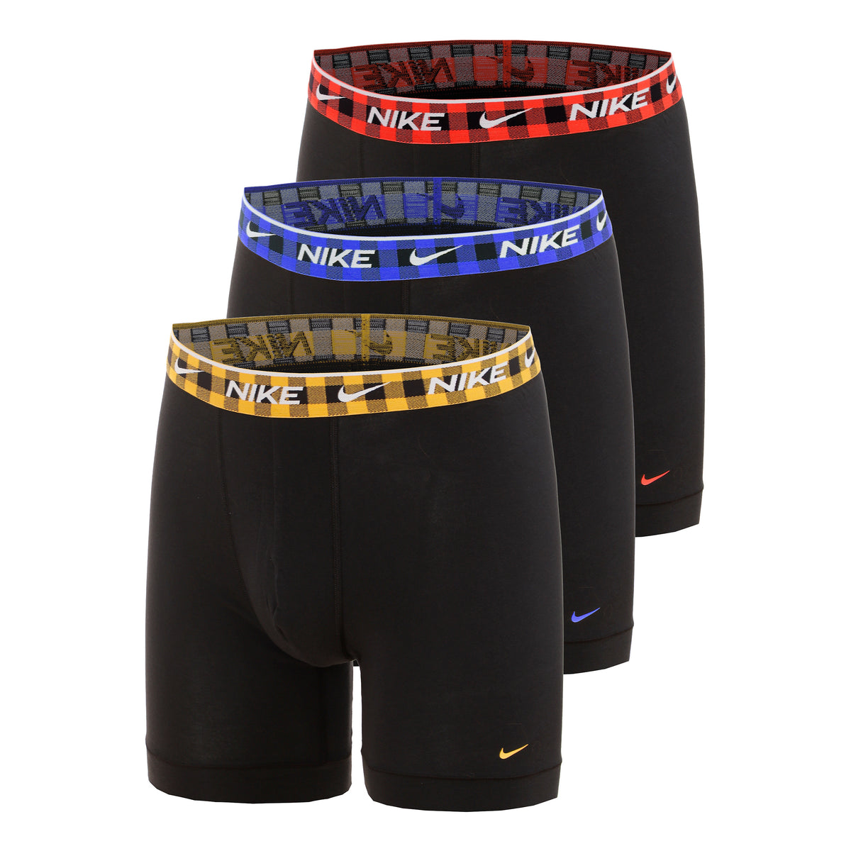Nike Essential Cotton Stretch Boxer shorts 3 Pack Men - black, multicoloured