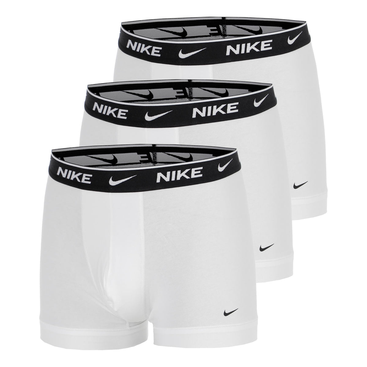Nike Essential Cotton Stretch Trunk Boxer shorts 3 Pack Men - white, white