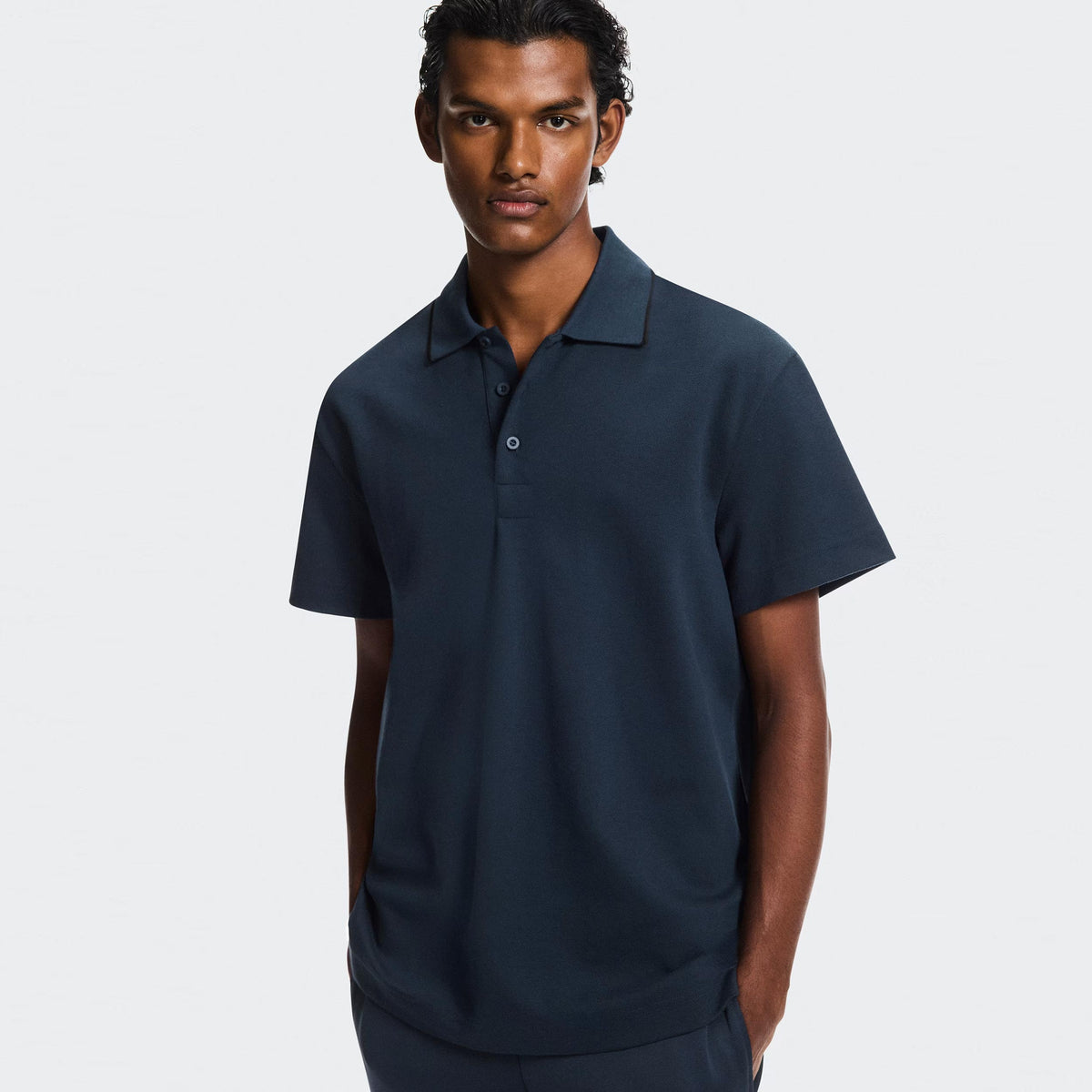 On Courtside Polo Herren - dunkelblau