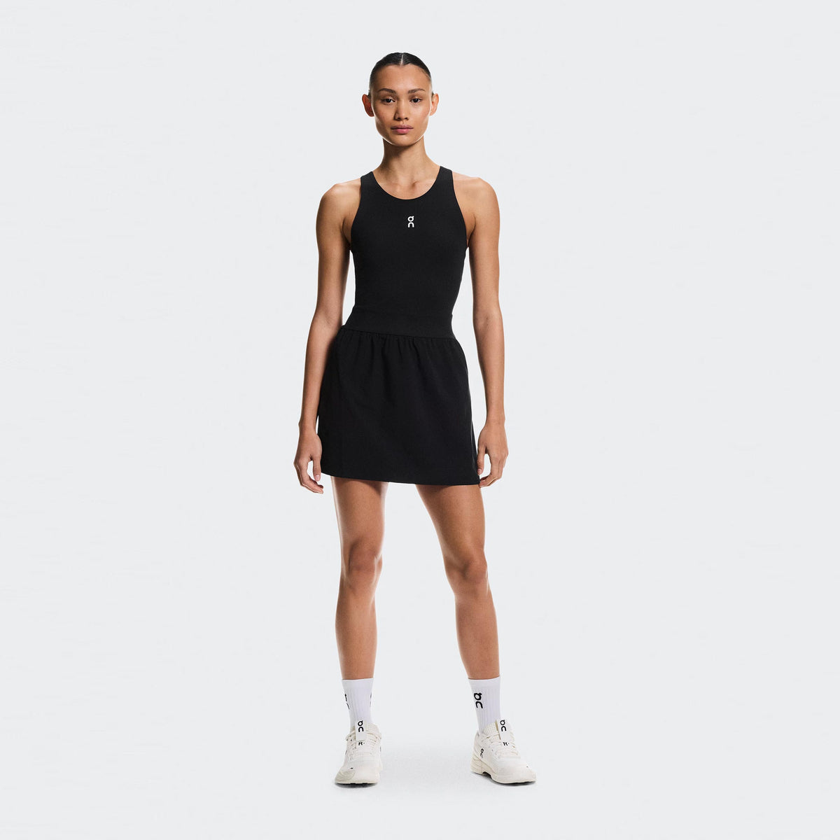 On Court Split Kleid Damen - schwarz