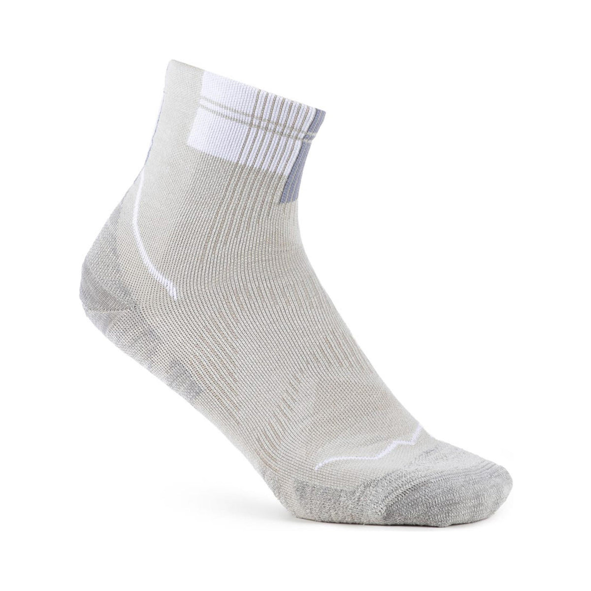 Buff Coolnet Quarter  Laufsocken Unisex-beige