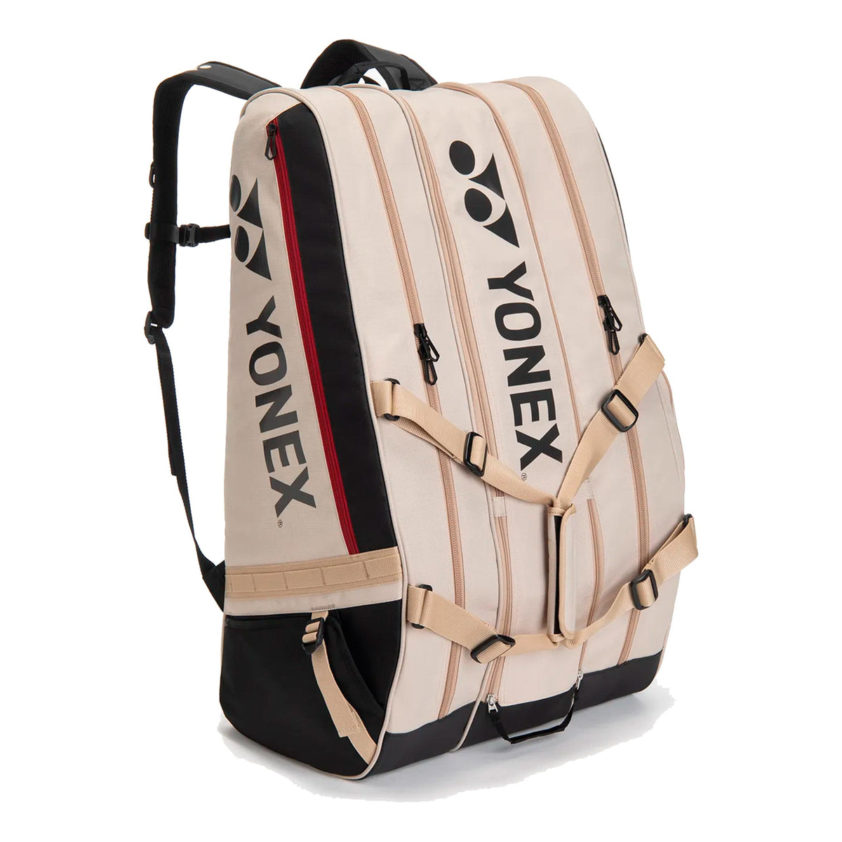 Yonex Gearlogic Raquet Bag Racket bag 12 Pack - beige, black