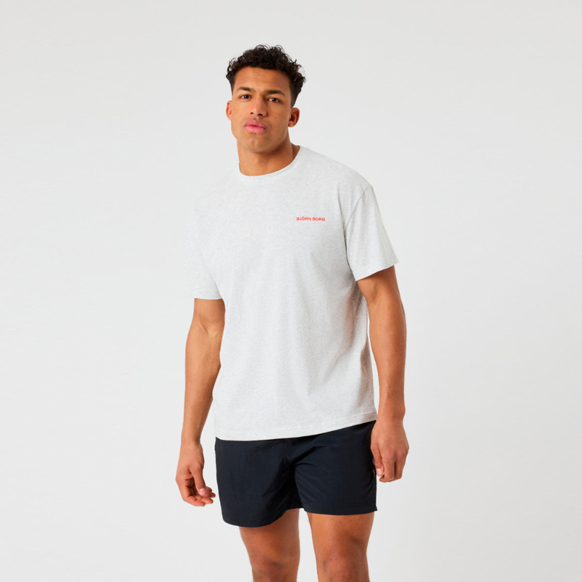 Björn Borg Borg Gym Oversized T-Shirt Men - lightgrey