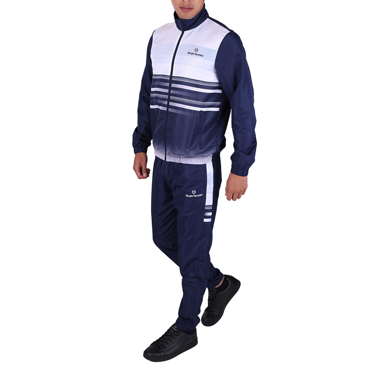 Sergio Tacchini Segnali Tracksuit Men - dark blue, white